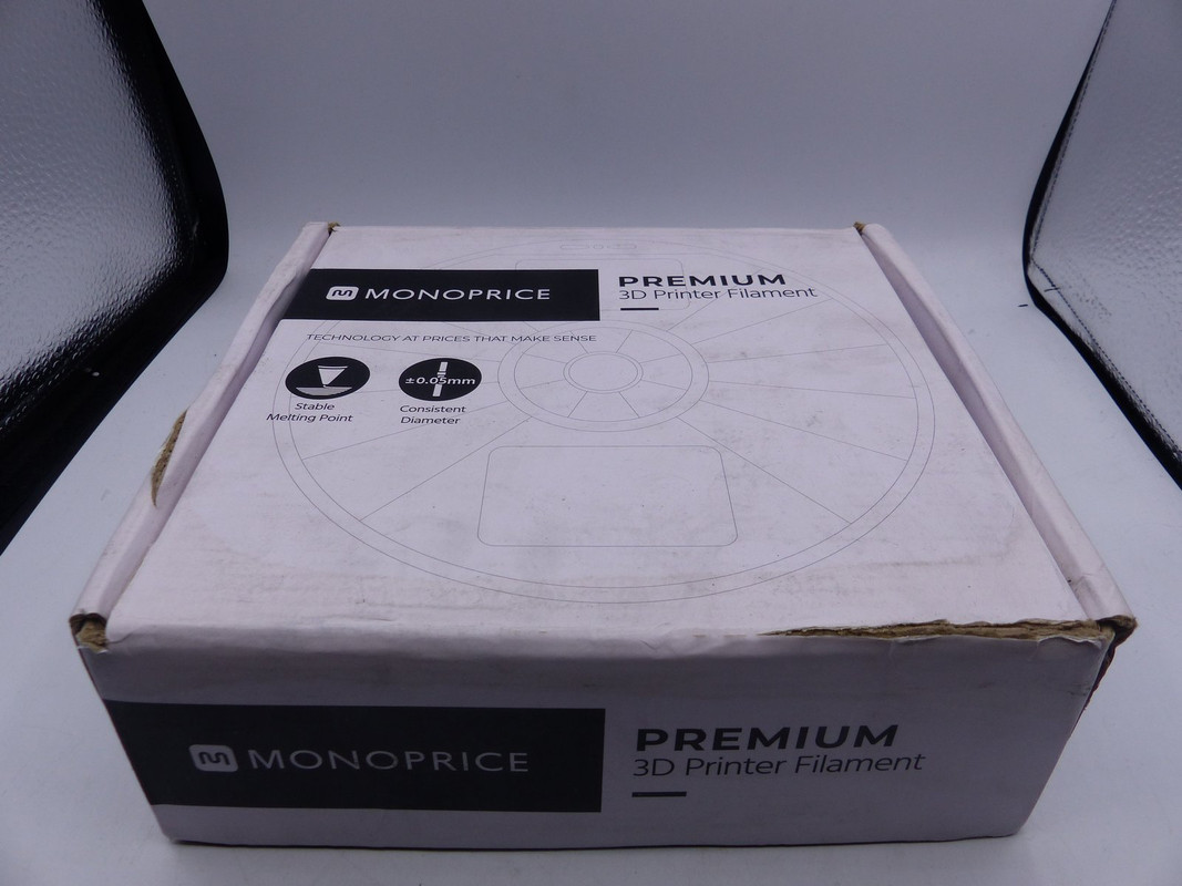 MONOPRICE 15833 PREMIUM 3D PRINTER FILAMENT 1.75MM 1KG/SPOOL BLACK NEW