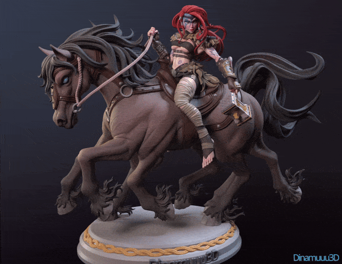 Viking Ygritte Rider of Sleipnir + NSFW