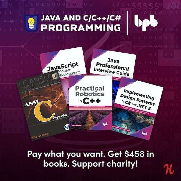 Humble Bundle: Libros programación en Java & C/C++/C - 5 libros por 19 peso ó 23 libros por 340 peso - 
