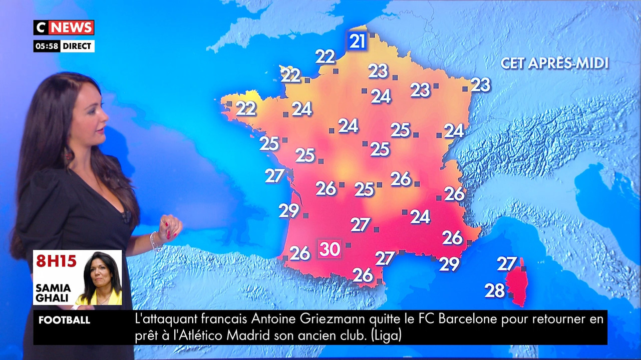 09.01 - 04.57.00 - Météo de 5h56. Prévisions météo pour les prochains....ts_snapshot_00.04.49.551