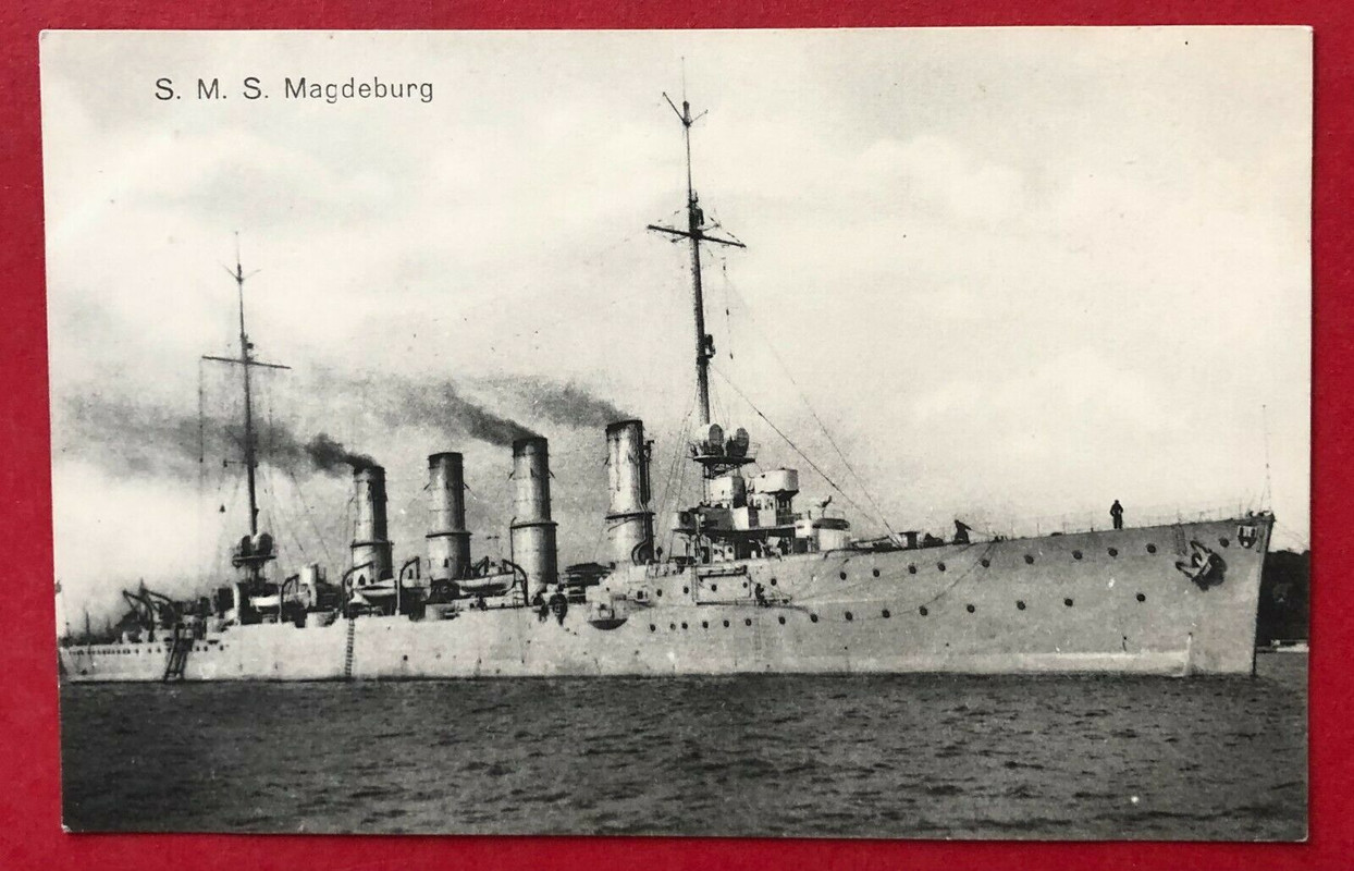 AK Kaiserliche Kriegsmarine 1. WK 1916 S. M. S. Magdeburg ( 97298