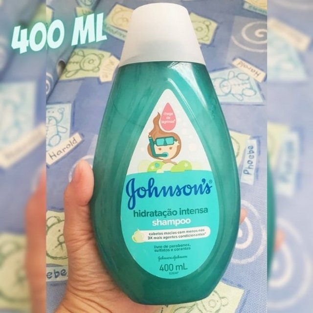 Shampoo Johnson’s Baby Hidratação Intensa 400 ml