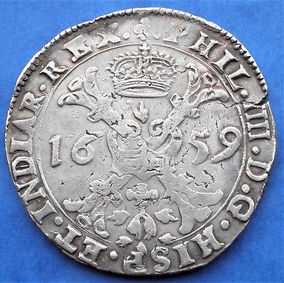 Patagon Felipe IV 1659. Ceca Brujas S-l400