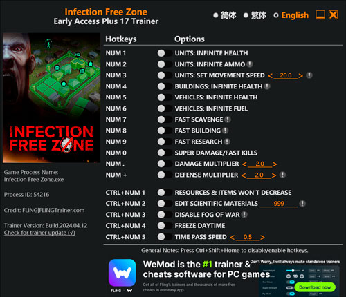 Infection Free Zone