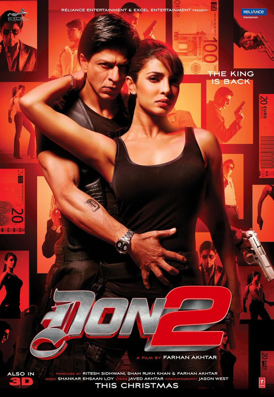 Don 2 (2011) Hindi 480p Bluray x264 AAC 400MB ESub