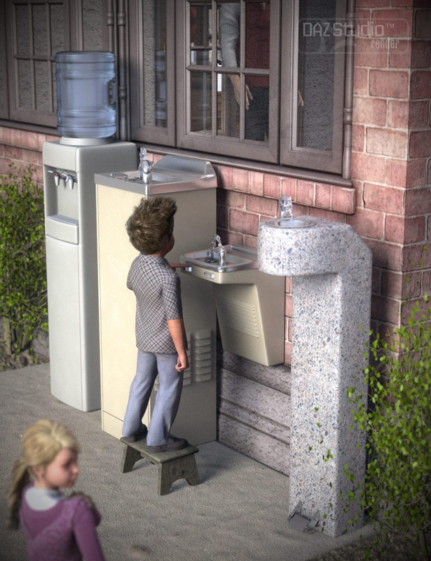 daz3d product page waterfountains