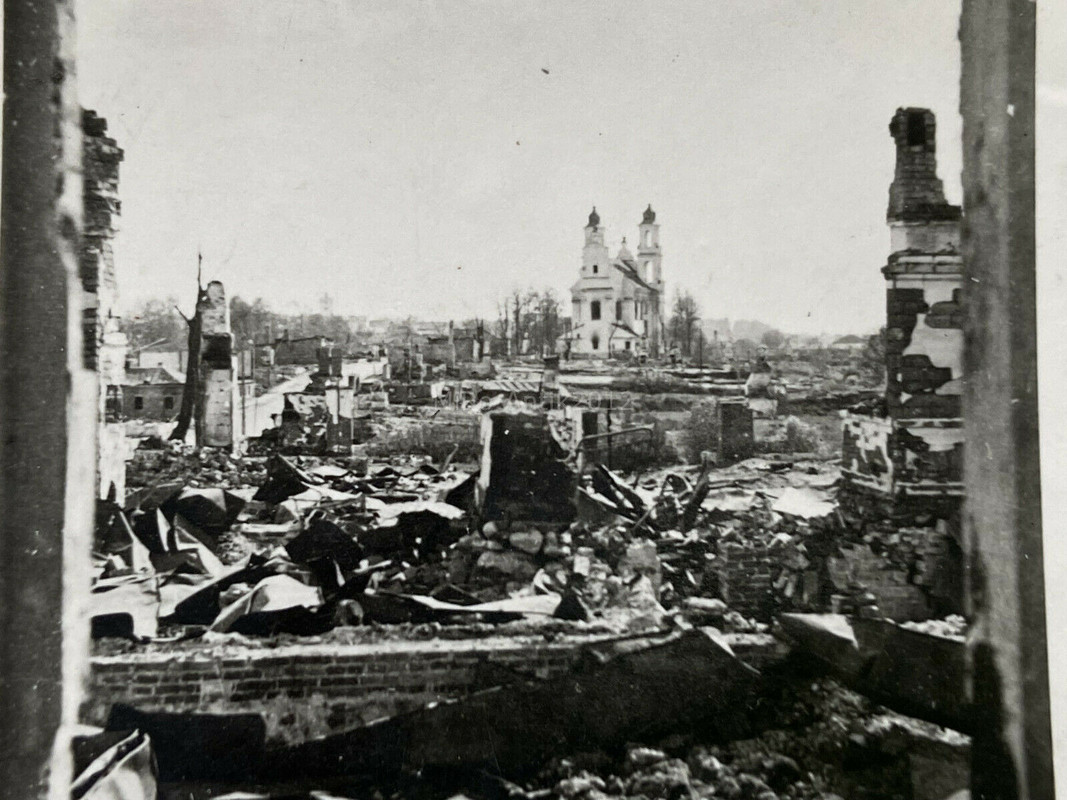 14 Ari. Regt. II- Stabsbatt., Rschew total zerstört, Russland2