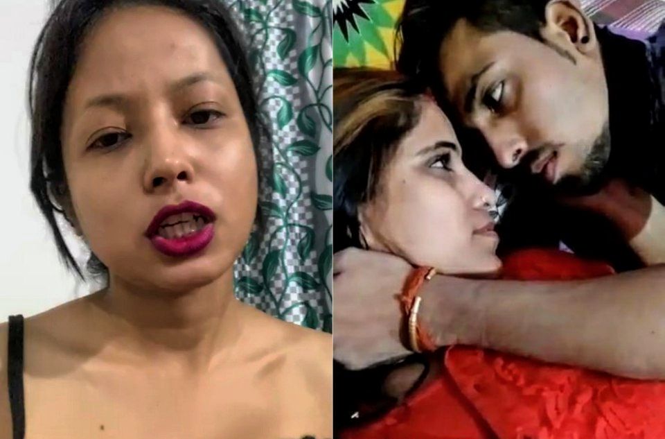 Hot nepali girl and cute desi bhabhi kissing Latest