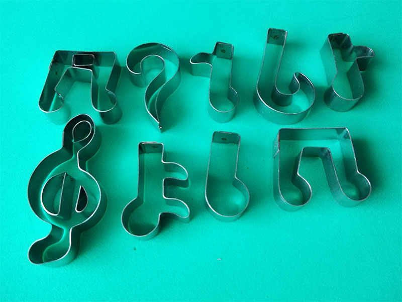 Notas musicales para decoración de cupcakes tortas y fondant