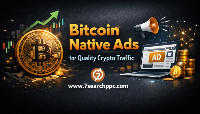 Bitcoin native ad network