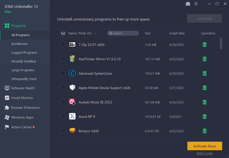 IObit Uninstaller Pro 12.3.0.8 Descarga Para Windows 1