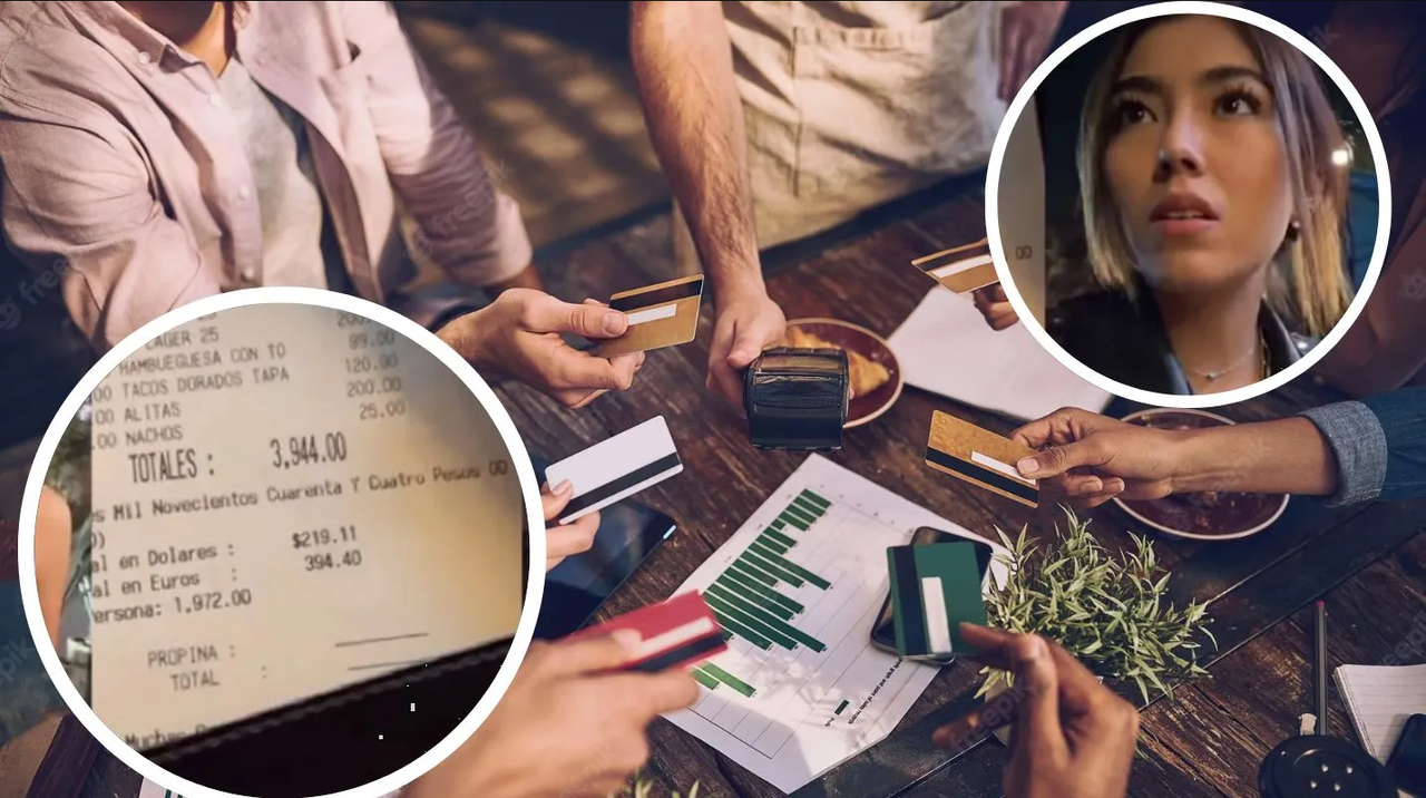 Video: Así reaccionó mujer cuando hombre le pidió pagar la mitad de la cuenta