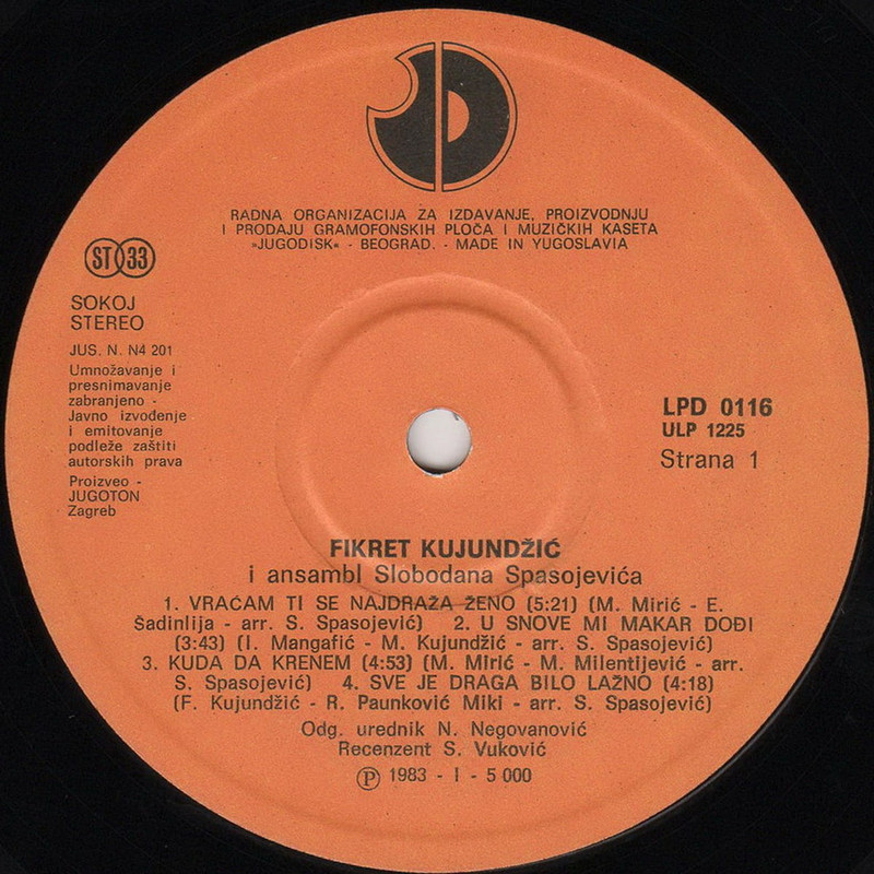 Fikret Kujundzic 1983 sA