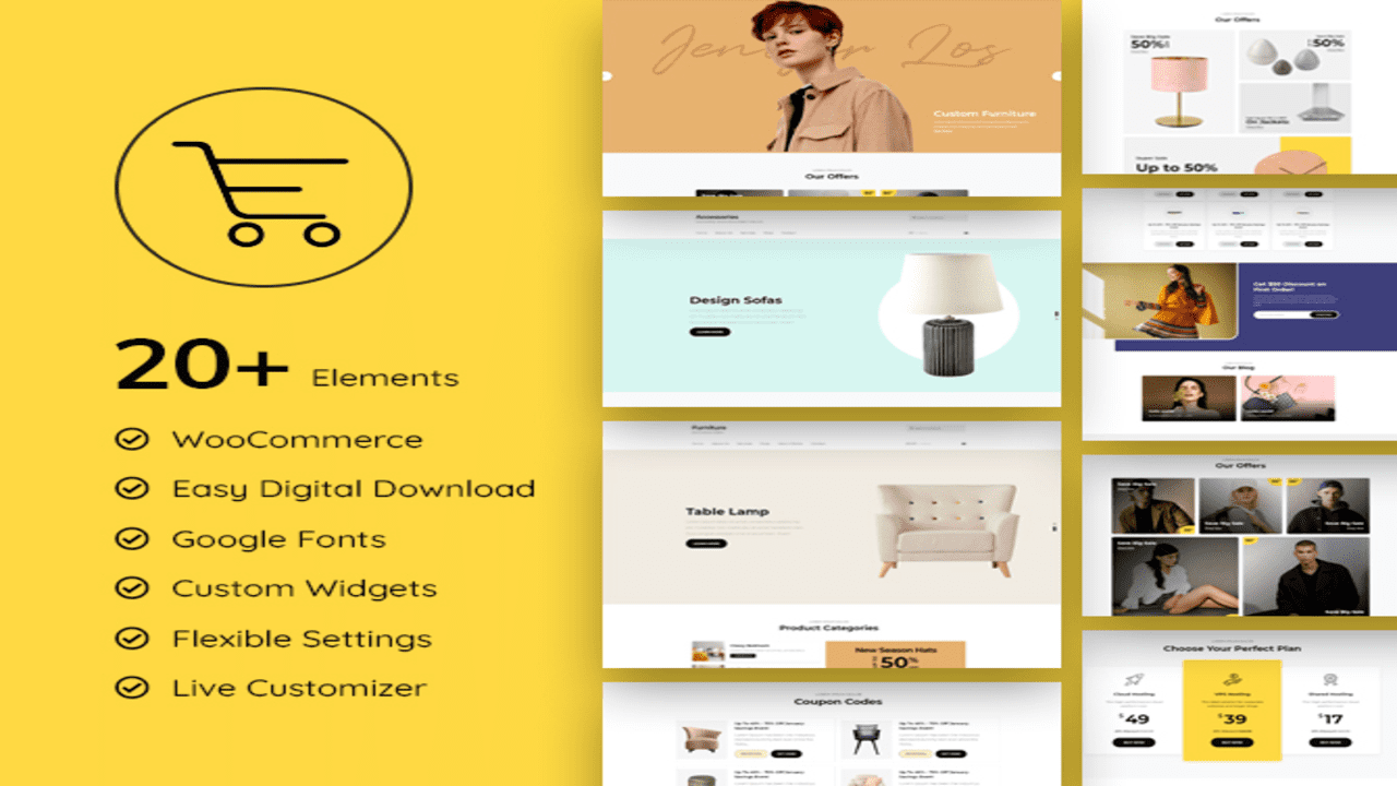 eCommerce Addon for Elementor Woocommerce WordPress Plugin