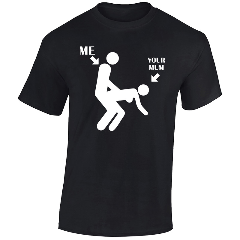 Mens T Shirt Me Your Mom Funny Rude Joke Novelty Tops Design Unisex Printed Gift - Picture 6 of 17
