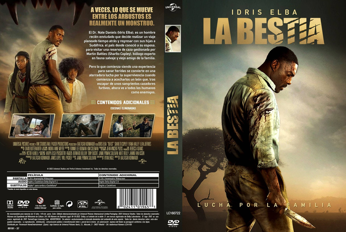 Bestia [Beast] 2022 WEBRip 1080p Ligero ZS