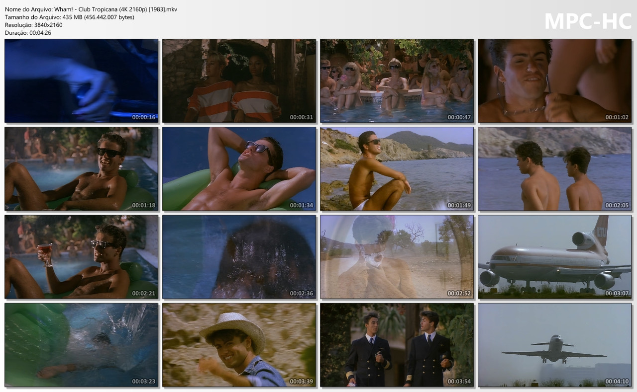 Wham! - Club Tropicana (Official Video 4K 2160p) [1983]