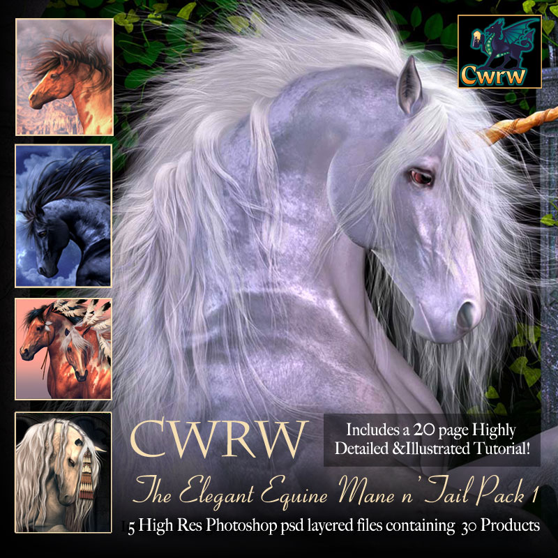 CWRW The Elegant Equine Mane 'N Tail Pack 1