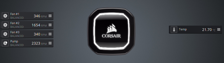 SOLVED] - Corsair H150i RGB Pro XT (AIO CPU Cooler) - Can't change fan  speeds ? | Tom's Hardware Forum