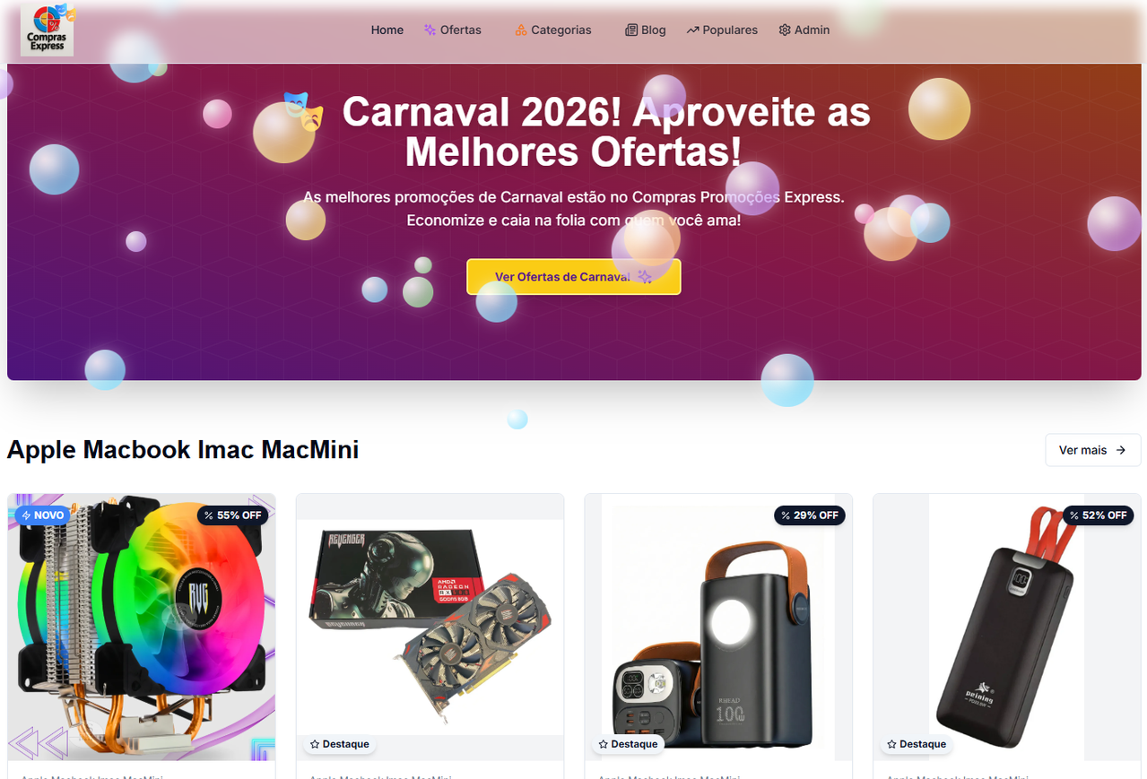 Compras Promoções Express: o agregador que transforma garimpo em economia real no Mercado Livre