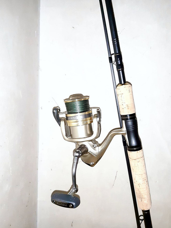 [VENDO - NUOVO] Combo Shimano Beastmaster Ex Spin 240 MH + Exage 4000 FD + Whiplash Combo1