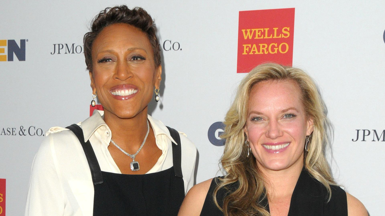 Robin Roberts with her partner Amber Laign