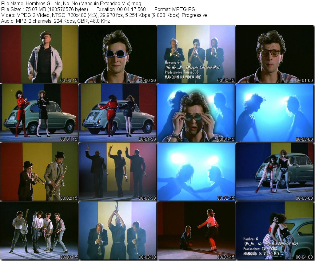 Hombres G No No No (Manquin Extended Mix) mpg tn