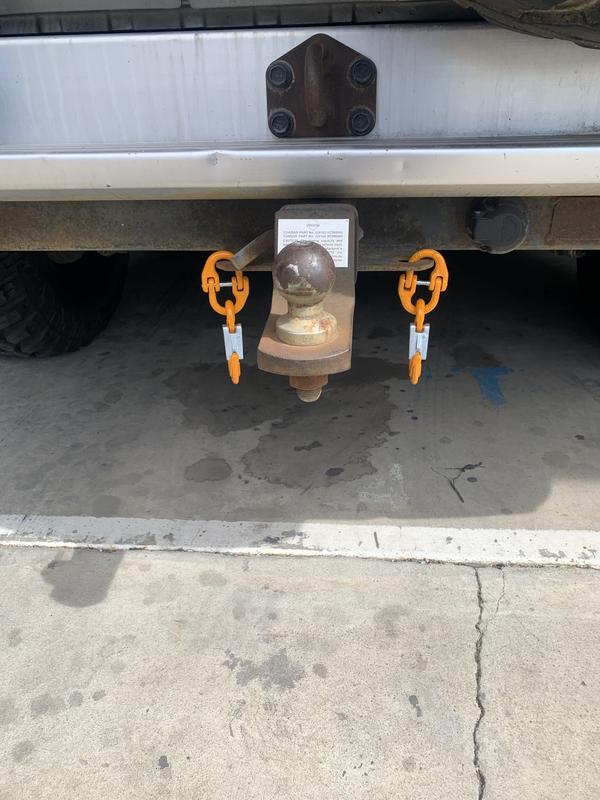 Vehicle Safety Chain Hook & Coupler Set Quick Coupler 2000kg ATM eBay