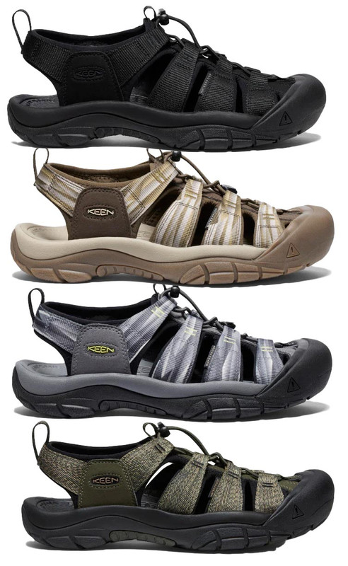 Keens Mens Newport H2 Closed Toe Water monochrome/Olive size 7 New KEEN Men main image 3