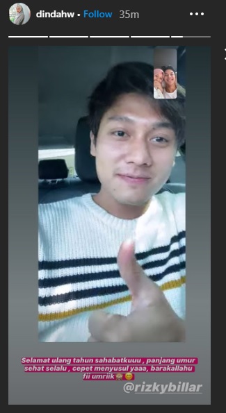 Rizky Billar ulang tahun