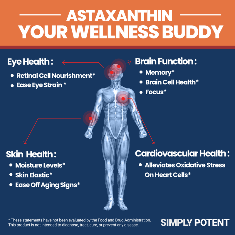 Simply Potent Astaxanthin Benefits