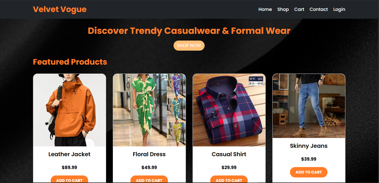 Velvet Vogue: Fashion Store