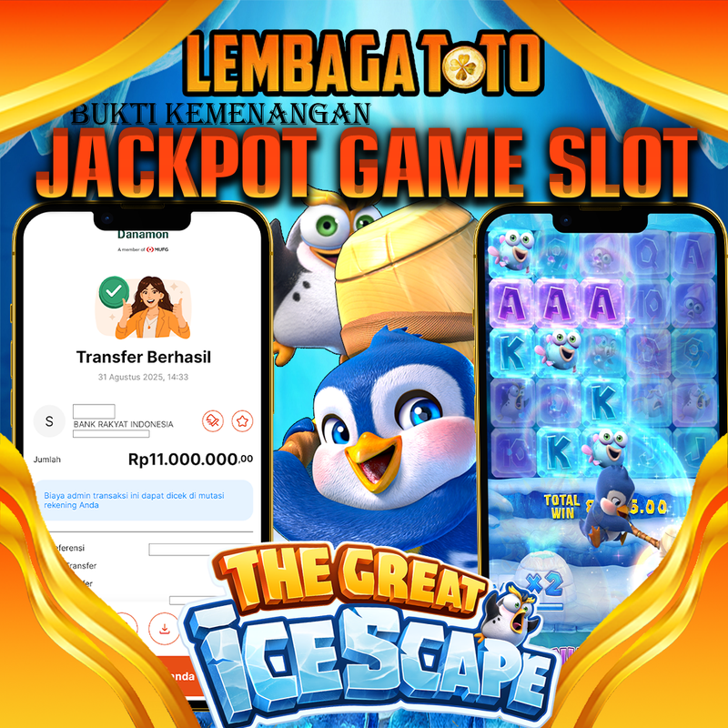 BUKTI JACKPOT 01 SEPTEMBER LEMBAGATOTO THE GREAT ICE SPACE  Rp.11.000.000,- LUNAS