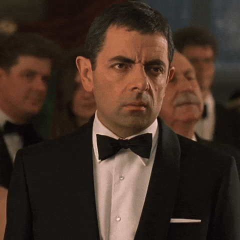 mr. bean eyeroll