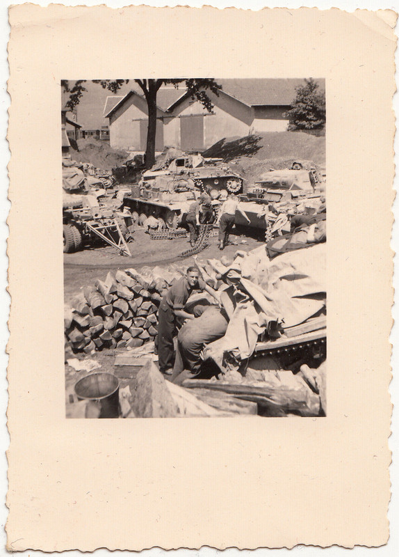 Wehrmacht Rußland Panzer III & IV Tank Werkstatt