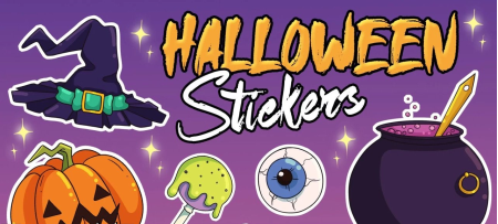 Drawing Halloween Stickers in Adobe Photoshop