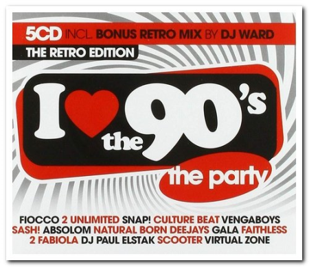 VA - I Love the 90's - The Retro Edition [5CD Box Set] (2018)