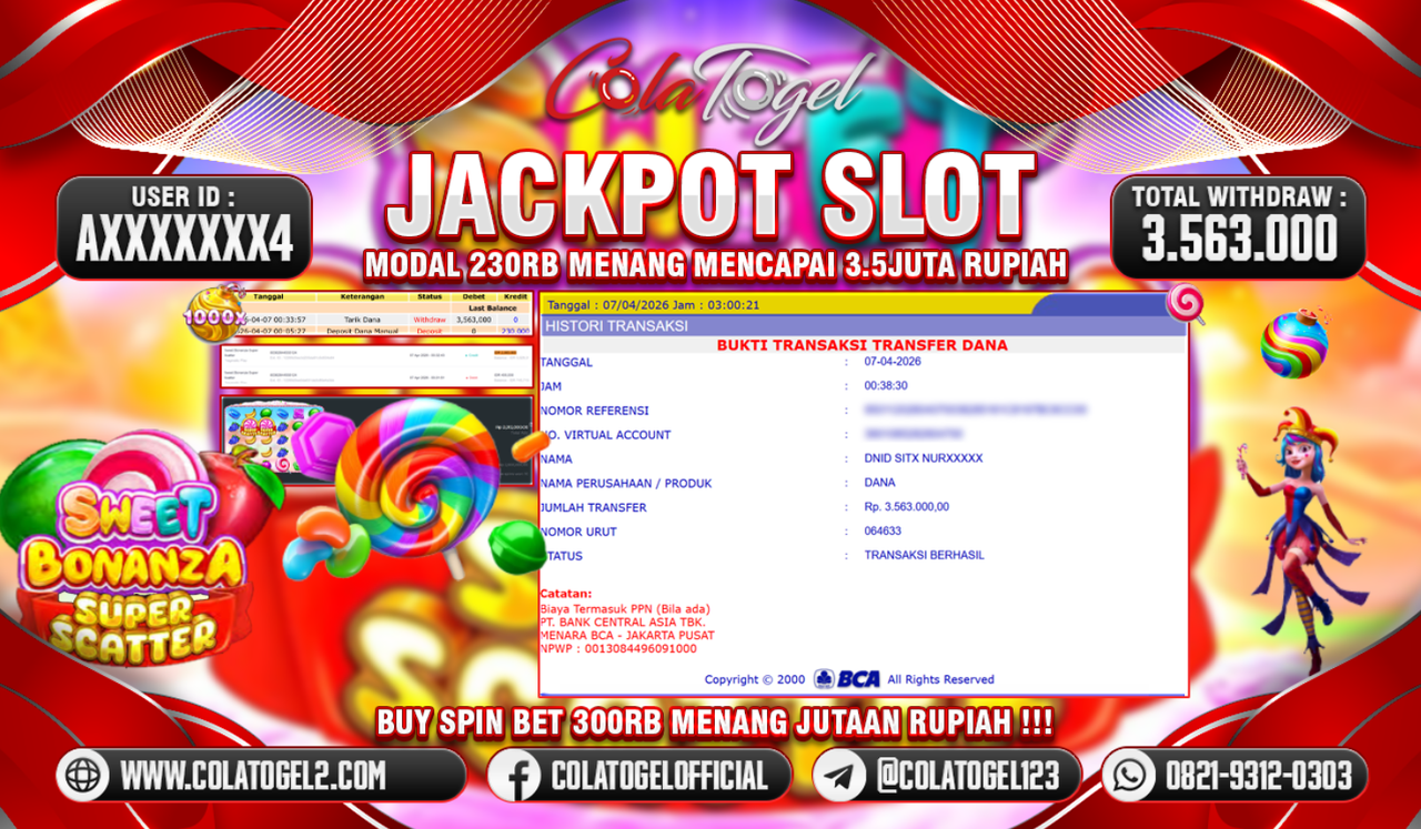 JACKPOT SLOT GACORR!!