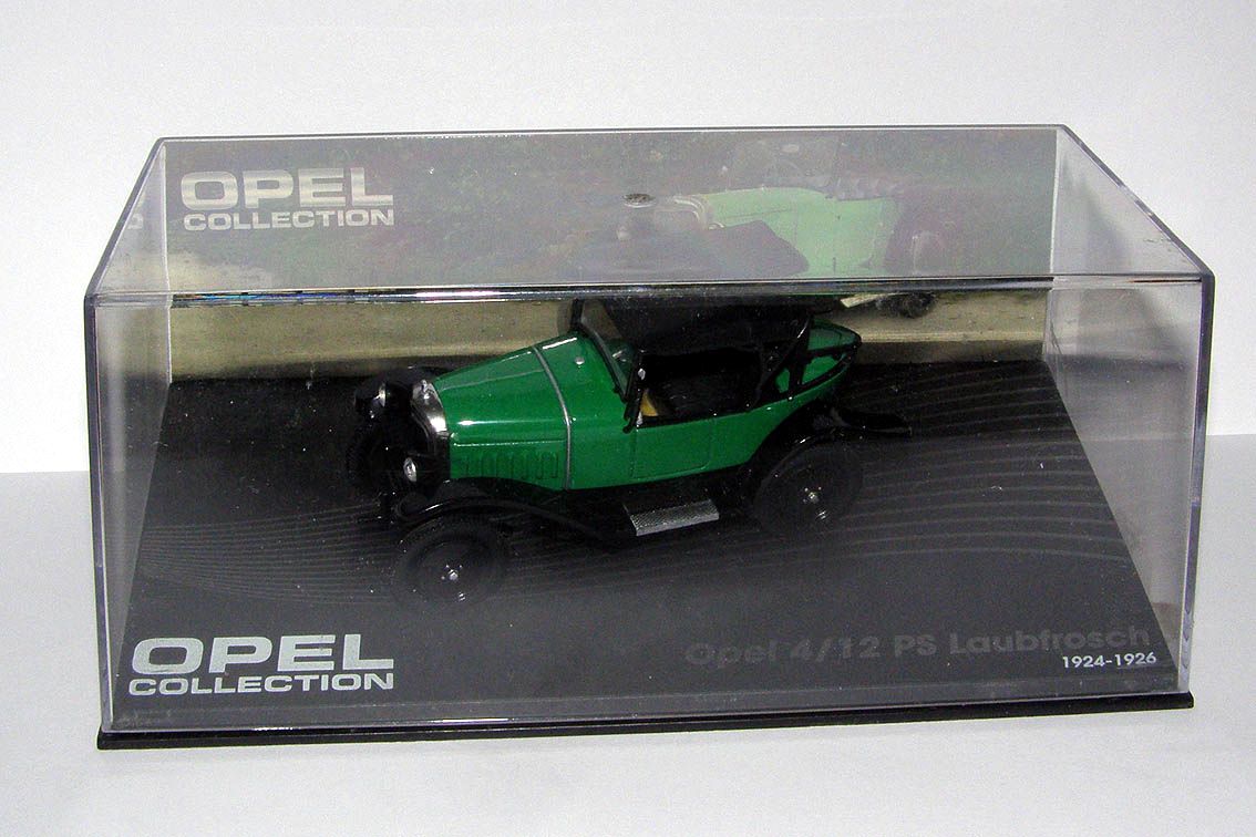 1924 Opel 4 PS Laubfrosch (IXO Models for Eaglemoss Publications OC#22) 1