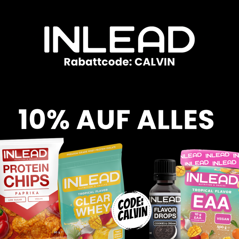 10% auf das gesamte Sortiment im Shop von Inlead Nutrition