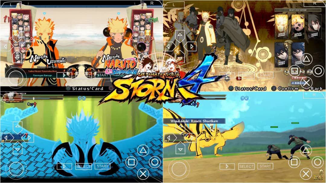 Naruto Ultimate Ninja Storm 4 PPSSPP