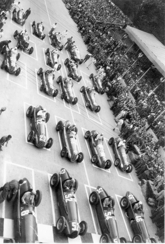 GPL 1946 Start of Gran Premio del Valentino at Turin