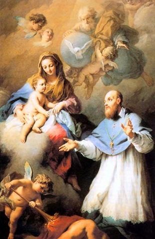 San Francesco di Sales e Gesù Bambino