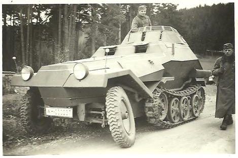 Pz AA 6 Mot Mуnster Kampfeinsatz Sudeten