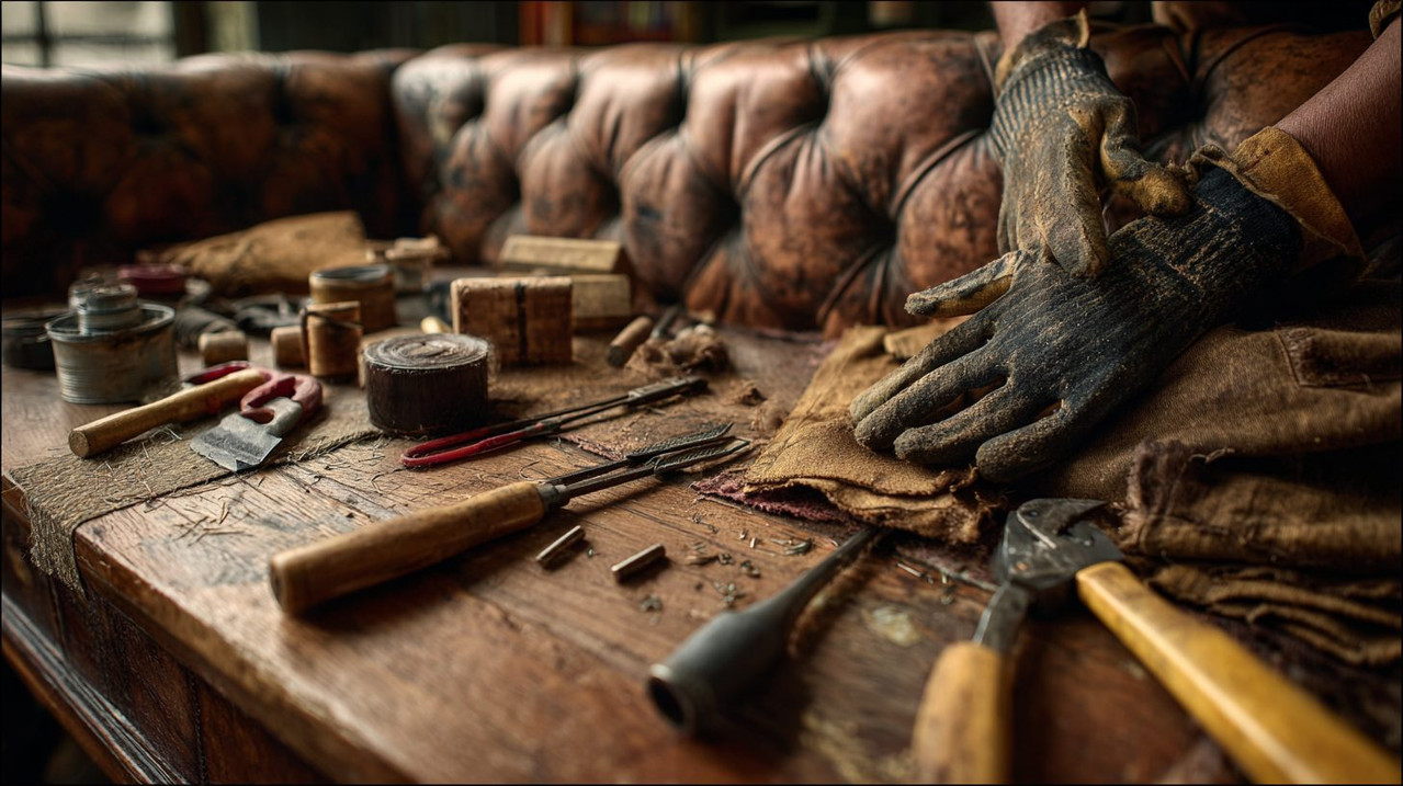 Подготовка дивана к перетяжке: инструменты и разборка