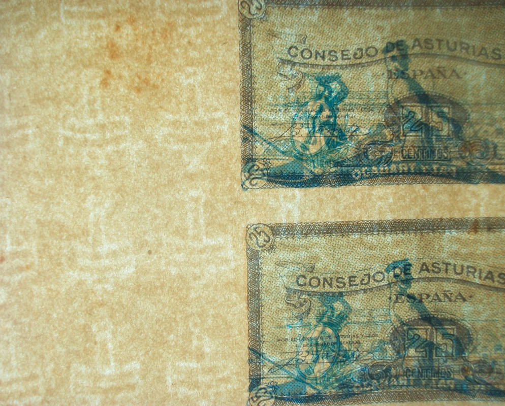 40 céntimos Consejo de Asturias y León, 1937 100-4939