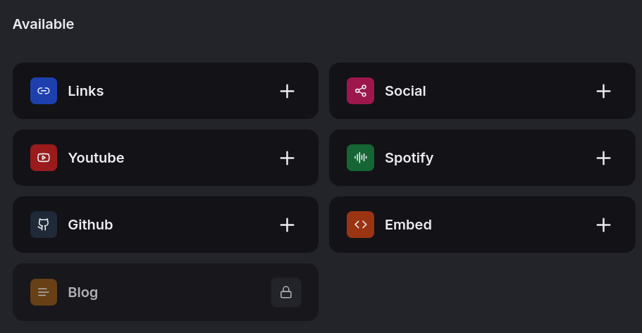 Funcionalidade bloqueada