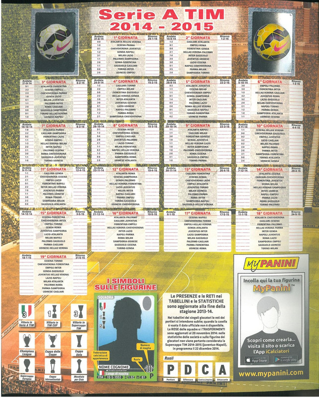 Album Calciatori 2014-2015 Panini-002