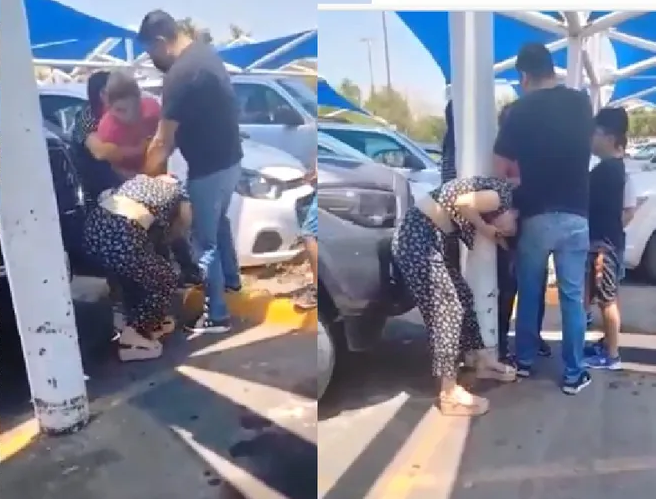 VIRAL: Mujer descubre a su esposo siéndole infiel en el supermercado 