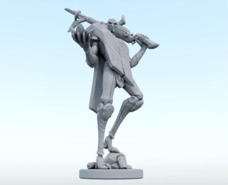 Jhin League of Legends (NEW POSE) – 3D Print Model